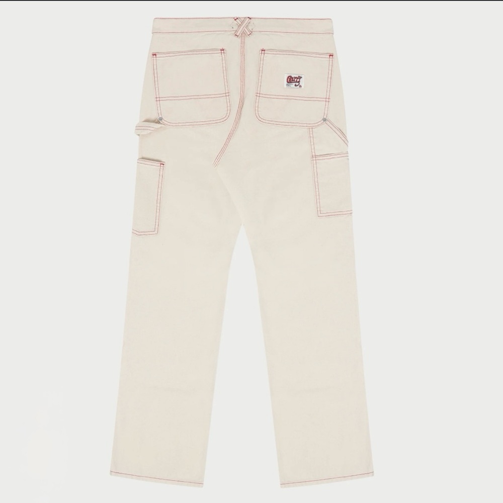 Cherry Contrast Double Knee Painter Pant